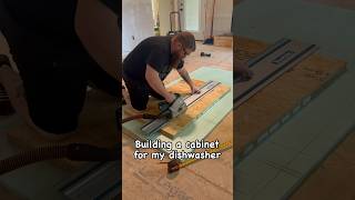 Building a cabinet for my dishwasher #diy #kitchen #carpentry