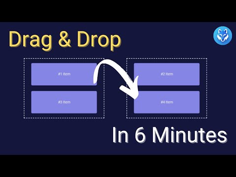 Easy Drag & Drop Functionality For Your Webpage | HTML & CSS & Javascript