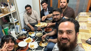 Pakistani’s reaction on South Indian Food || Dinner Party#india #pakistan #southkorea #party