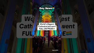 World’s BIGGEST Cathedral just DID THIS🏳️‍🌈🏳️‍⚧️ If you’re in NYC, run to St. John the Divine👏