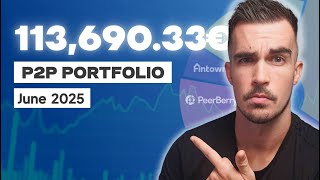 €113,690 P2P Portfolio Update | June 2025
