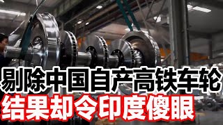 剔除中国自产高铁车轮，结果却令印度傻眼