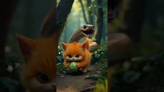 The Great Egg Heist: Cat vs Snake Chase!