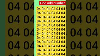 find#odd number