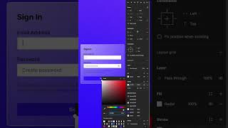 Glass Card UI Effect in #figma #uidesign