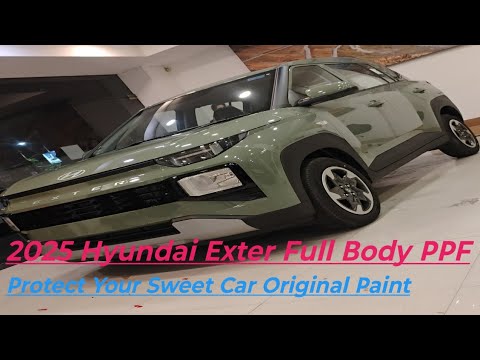 Ppf Fitting Full Body 2025 Hyundai Exter Car #ppf #detailing #fitting #car #automobile #viral