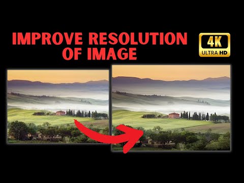 How to IMPROVE image RESOLUTION using AI