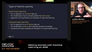 Devoxx Ukraine 2020. Getting started with Machine Learning on AWS. Julien Simon