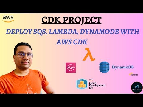 INFRASTRUCTURE AS CODE AWS CDK with Python | AWS SQS PUBLISH MESSAGE to LAMBDA & INSERT to DynamoDB