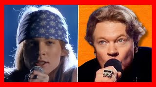 Guns N’Roses Axl Rose VOICE 🎤 Then and Now