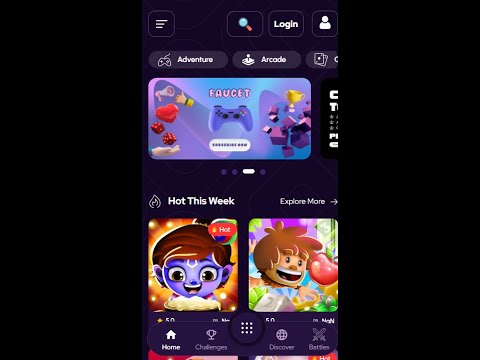 Game platform web app(Mobile)