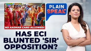 Election Commission Defends Voter Eligibility Criteria Amid Opposition Protest In Bihar #plainspeak