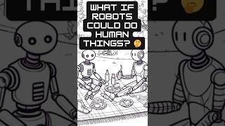 🤖✨ Robots Among Us – Color the Future of Human-Robot Collaboration! 🖍️🌍 #booktok #arttherapy