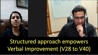 Structured approach empowers GMAT Verbal Improvement to V40