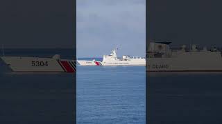 刷上海警皮肤的054护卫舰 #054 #驱逐舰 #military