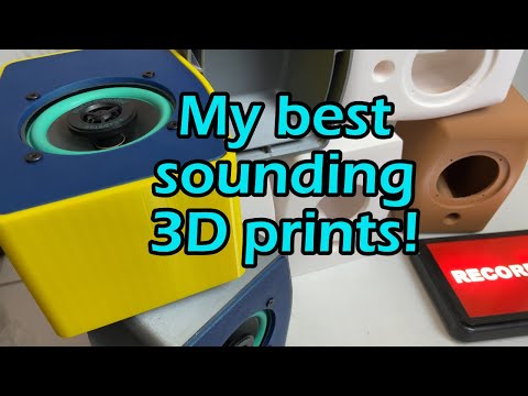 Great 3D printed speakers!