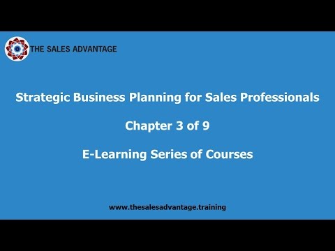 Strategic Business Planning for Sales Professionals Chapter 3
