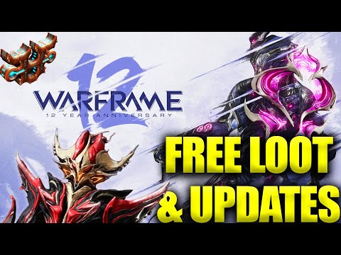 Warframe Free 12 Year Anniversary Loot! Warframe Android Is Getting Close!