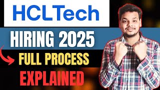 HclTech Hiring 2025 | HclTech Exam Pattern | GET | HclTech Assessment , Interview Process 2025