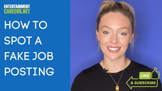 How to spot a fake job posting
