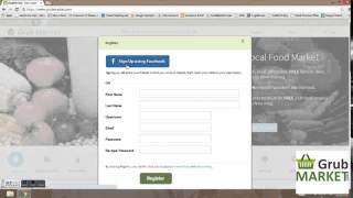 How to register on GrubMarket?