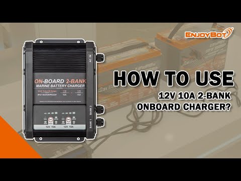 How to Use the Enjoybot 2 Bank 12V 10A On-Board Battery Charger | Step-by-Step Setup Guide
