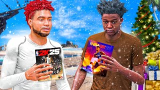 HE GOT 2K23 FOR CHRISTMAS, SO I BOUGHT HIM 2K25 TO HELP HIM REP UP... *priceless reaction