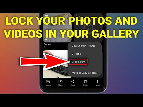 Lock your Gallery Album Photos and Videos in Samsung Galaxy Android 2024 Guide