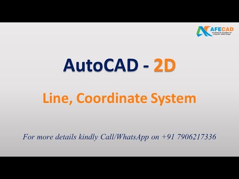 02 AutoCAD - Line, Coordinate system (Relative Rectangular, Relative Polar)