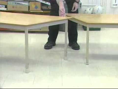 School table noise Flexi-Felt prevents noise and scratches and offers great floor protection