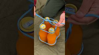 Genius Rope Trick That Works in Unusual Situations. #campping #survival #lifehacks
