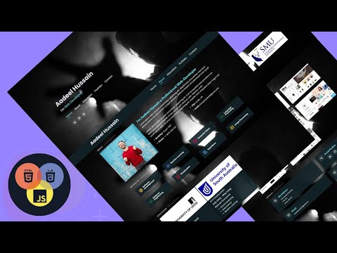 Fantastic Complete Portfolio Website From Scratch Using HTML CSS Bootstrap & jQuery | THE WEB-FIX