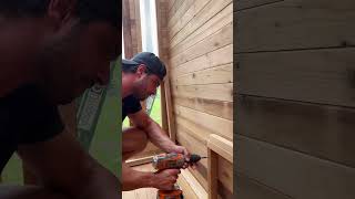 Building our DIY sauna kit in 26 seconds!