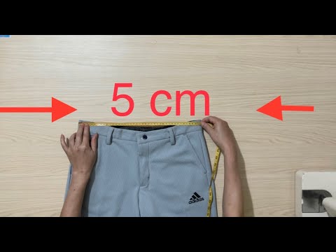 How to shrink the waistline of pants, quickly. Simple - Save money.