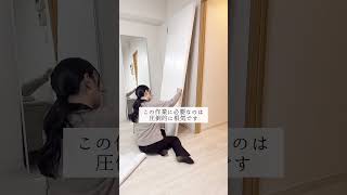 リメイクシートで扉を白くDIY  #一人暮らし #賃貸 #diy