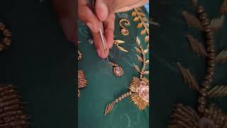 sugar beads in chain work #shorts #sugarbeads #chain #simplysukruthavibes