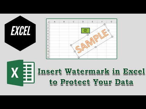 How to Insert Watermark in Excel to Protect Your Data? | Excel Tech & Tricks