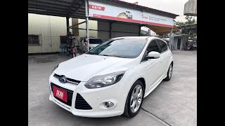 和昌汽車 2015 FOCUS TDCI 白 YES認證車 100%原鈑件 一手車低里程(1年僅跑1萬初) I-KEY 摸門 恆溫 天窗 自動停車 大滿配 車況極優