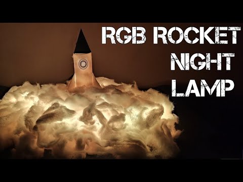 Rocket lamp | lamp |  | RGB lamp | rocket | arduino rgb led | arduino project #vishalsoni #shorts