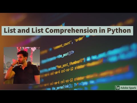 List and List Comprehension in Python #python #pythonforbeginners #list #listcomprehension