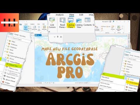 Create File Geodatabase in ArcGIS Pro #arcgispro #gis