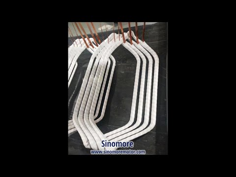 How to finish the Coil Spreading for the field coil of wind generator, transformer, traction motor?