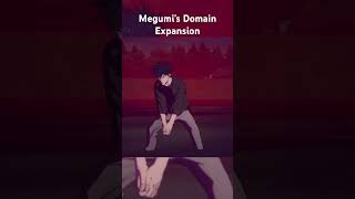 Hitting Megumis Domain Expansion in a match in #jujutsukaisen Cursed clash #shorts