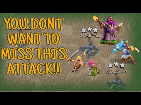 RC Charge With Warden Fireball destroyed almost everything |CLASH OF CLANS