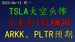 美股 TSLA大空头损失惨重！贝索斯买了1股AMZN。瑞银宣布完成对瑞信的收购。ARKK、PLTR如何预期？BABA抄底吗？BTC如何预期？FUBO？PATH？