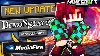 BEST DEMON SLAYER MOD FOR MINECRAFT PE🔥 | MCPE (1.21.70+)