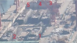 Five Type 052D DESTR0YERS Under Construction In China