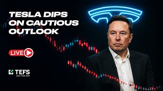 LIVE: Tesla Stock Dips on Cautious Outlook | Real-Time Analysis & Trade Setups