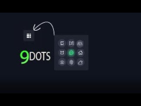 CSS 9Dots Menu Effect | HTML , CSS Icons Hover Effect | @CodingZoneBD