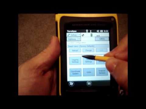 Trimble Geo GPS setup with the RD8000